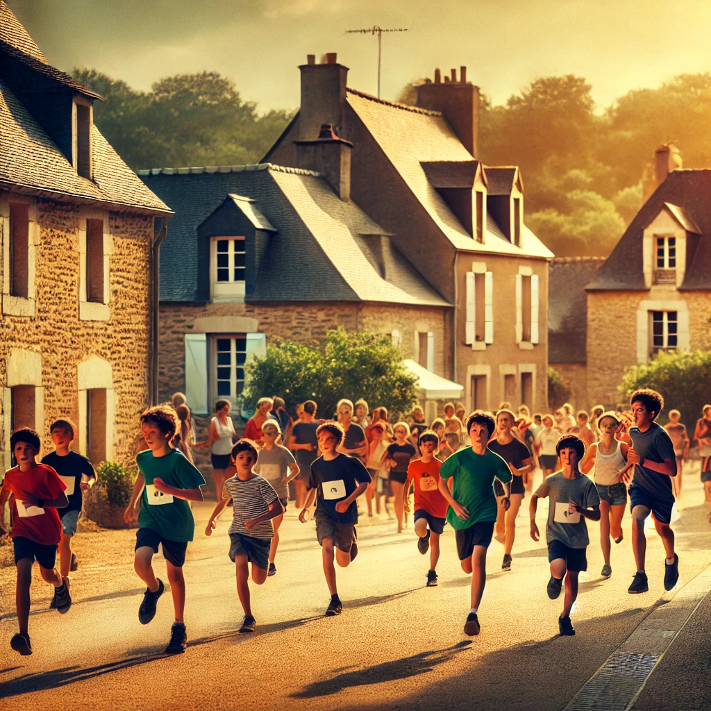 Course de 1,5 km pour les pré-ado au coeur du village de Luzillé